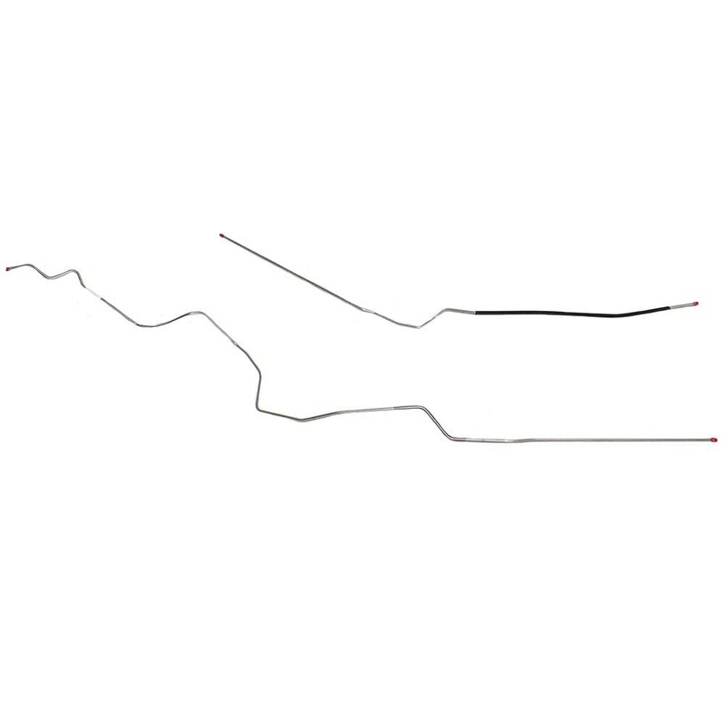 70-72 Buick Skylark, GS; Convertible, 2pc 1/4 Fuel Return Line; Stainless