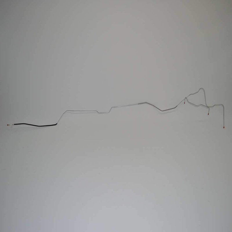 70-72 Pontiac Lemans, GTO Hardtop; 1/4 2pc Fuel Return Line w/ Emission Controls; Steel