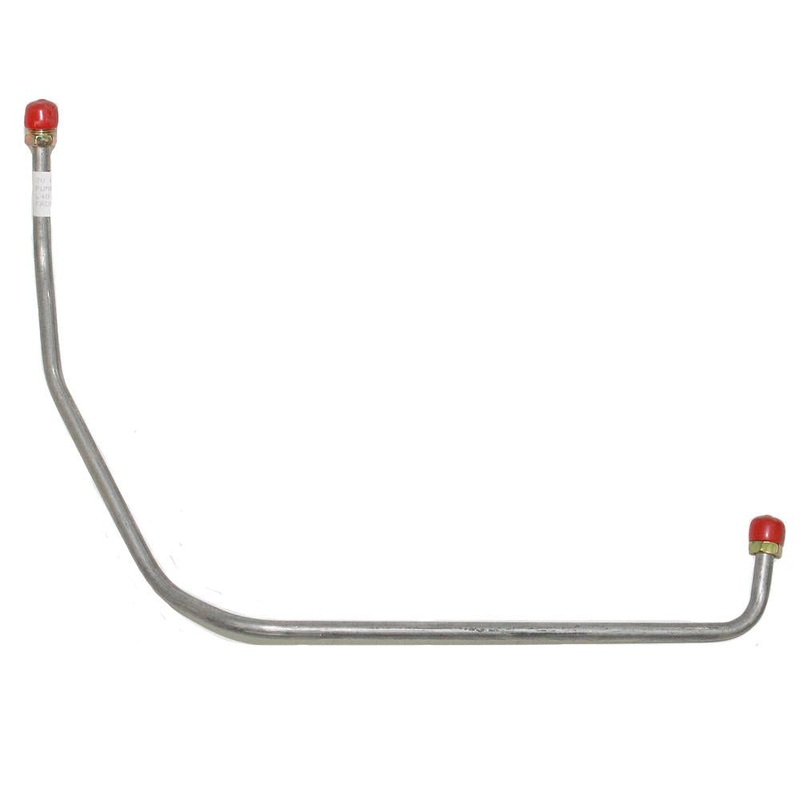 70 Chevy Bel Air, Biscayne, Impala, Caprice, L48, 350CID Quadrajet Front Inlet, Pump to Carb Fuel Line: Stainless