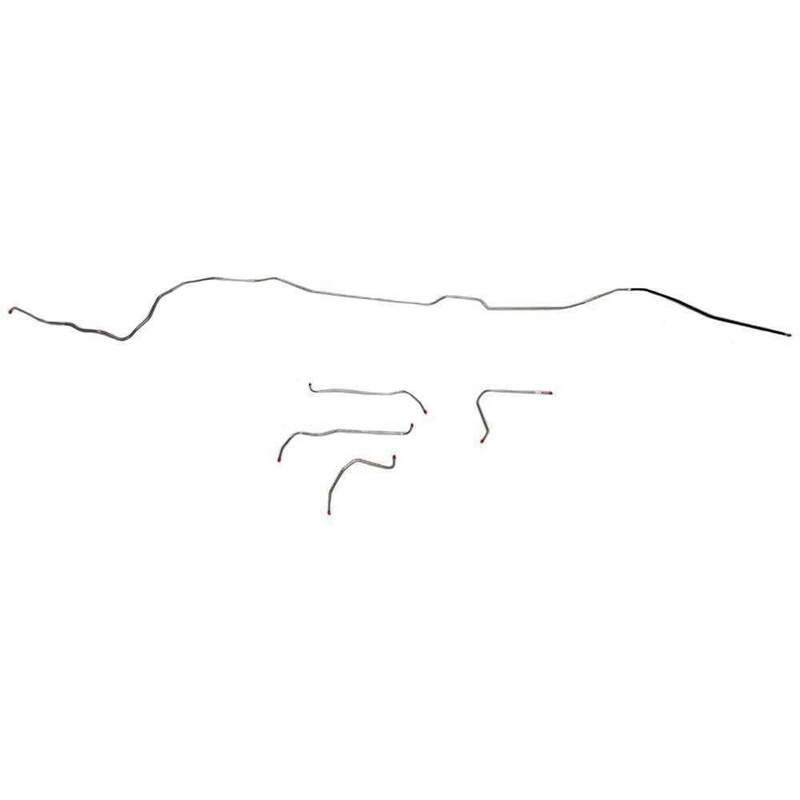 71-72 GTO Convertible Vapor Line Set; Steel
