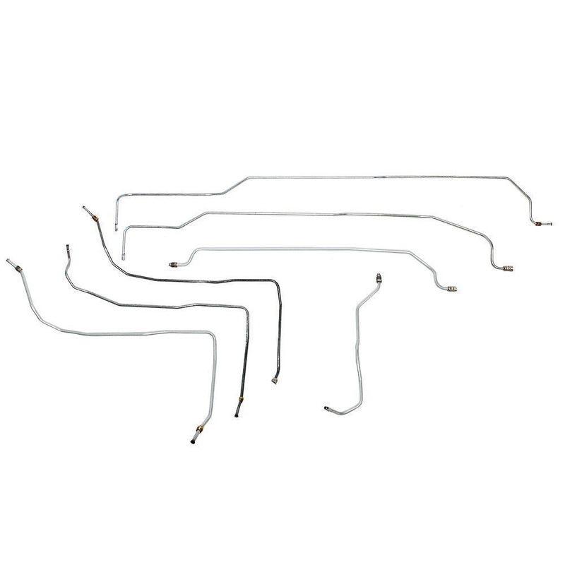 01-05 Chevy S-10 Extended Cab/Short Bed; Complete Fuel Line Kit; Steel