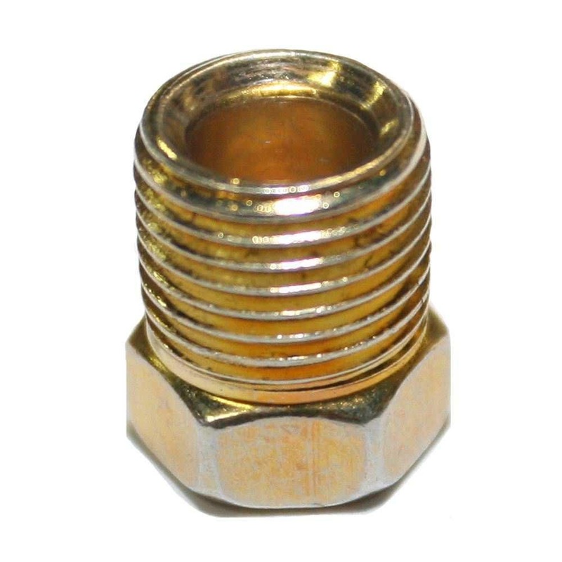 1/4, 7/16-24, 7/16 Hex Fitting; Inverted; 10 Pack