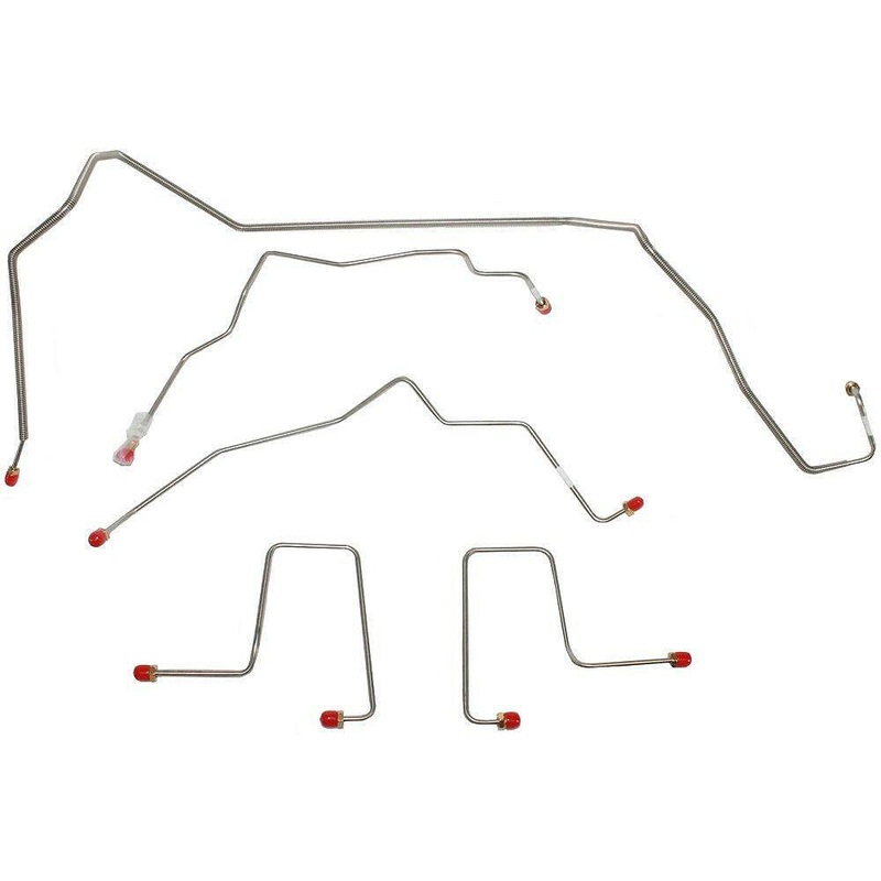 1998-00 Blazer, Jimmy, Bravada, 4WD, Front Brake Line Set, Steel