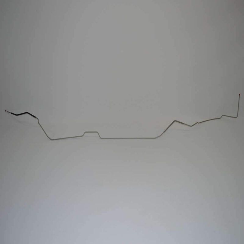 64-66 Chevy Chevelle, Malibu, Hardtop, 5/16 Main Fuel Line w/ Rounded Bends at Rear; Stainless