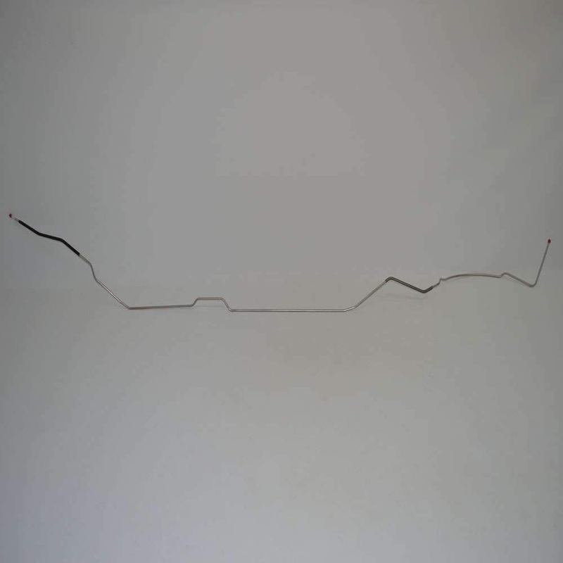 64-67 Chevy Chevelle, Malibu, Hardtop, 3/8 Main Fuel Line w/ Rounded Bends at Rear; Stainless