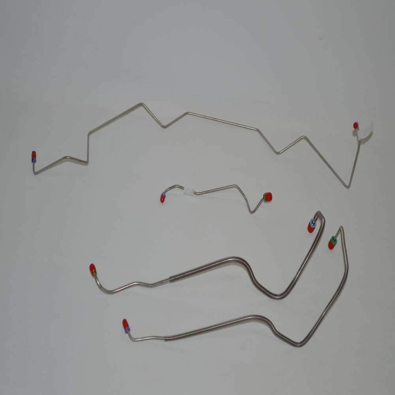 68 Pontiac Lemans w/ Power Drum; Front Brake Line Kit; Stainless
