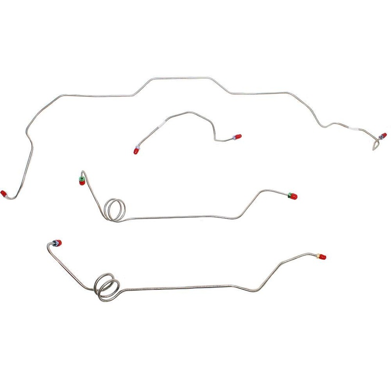 68-69 Nova Conversion, 2pc; Intermediate Brake Line Kit; Stainless